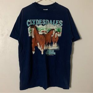 Vintage Busch Gardens Clydesdale Horse Shirt